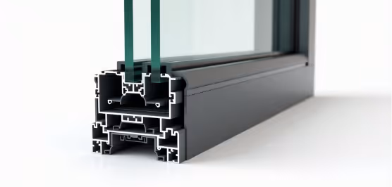 Aluminium double glazing